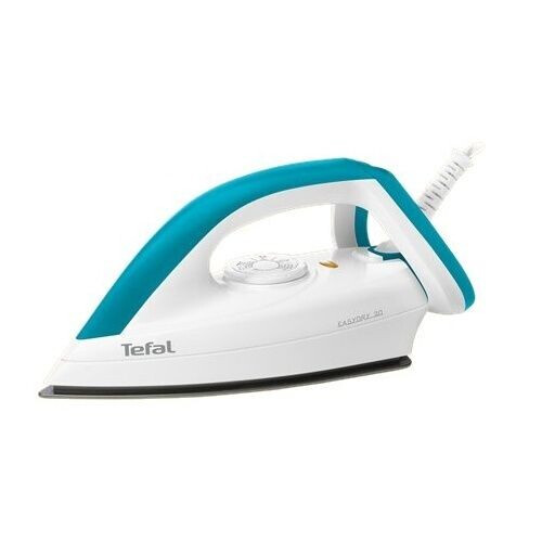 Tefal FS4020 - Droogstrijkijzer - PTFE anti-kleefzool 1200 W - Blauw Wit Tweedehands