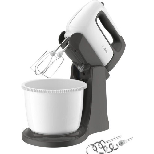 Tefal HT4641 - Handmixer - 500W 5 snelheden met automatische kom 2,5L - Grijs