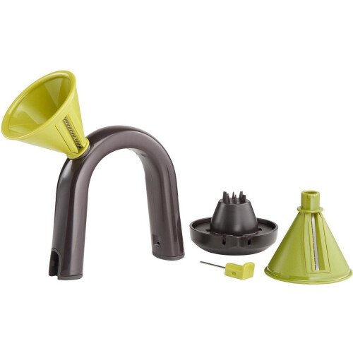 Tefal Ingenio K22980 - Spiraalsnijder - 2 RVS kegels voor spaghetti en tagiatelle - Groen/zwart