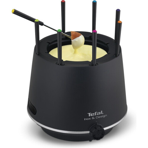 Tefal Inox&Design EF2658 - Elektrische Fonduepan - 8 personen - Kleurenmix