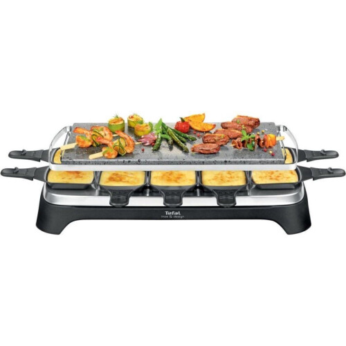 Tefal Inox&Design PR457B12 - Steengrill en Gourmetstel - Geschikt voor 10 personen