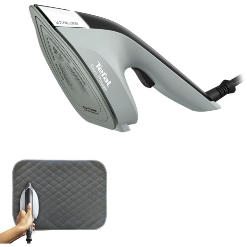 Tefal JF4031E0 - 2-in-1 Stoomstrijkijzer en Kledingstomer - 1700W 100 g/min Stoomstoot - Groen Wit