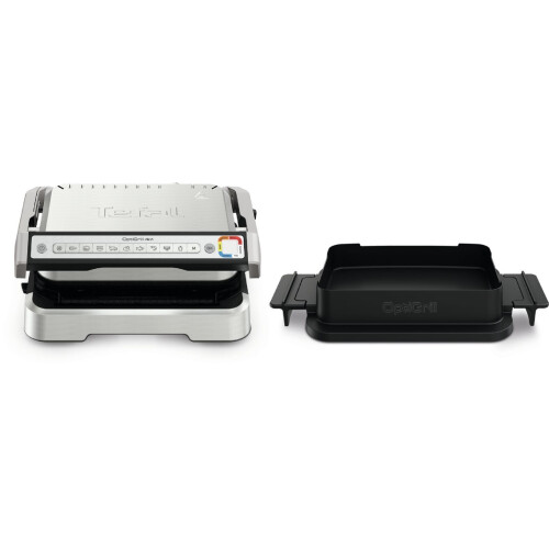 Tefal OptiGrill 4in1 GC774D - Contactgrill - 9 automatische programma's - 4-in-1 functie Tweedehands
