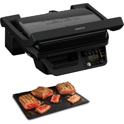 Tefal OptiGrill GC7P08 GC7P08 intelligente grill zwart Tweedehands