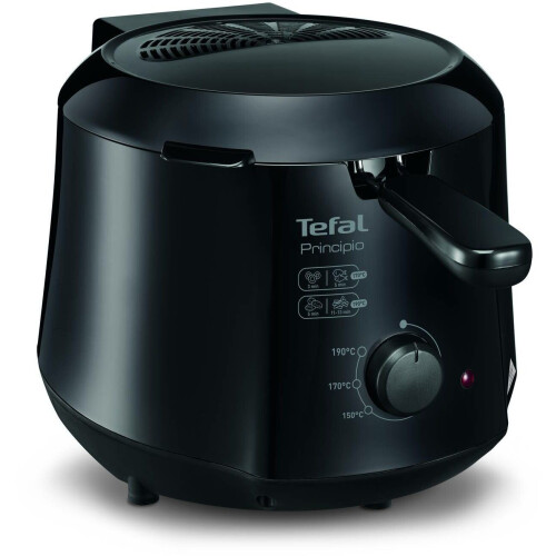 Tefal Principio - Friteuse - 600 g frites - 1,2 liter olie - Zwart Tweedehands