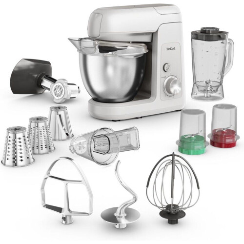 Tefal QB525B38 - Keukenmachine - 1100 W - 4.6 liter roestvrijstalen kom Tweedehands