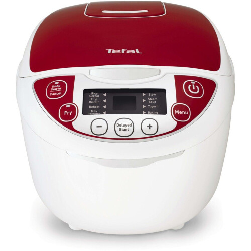 Tefal RK7051 - Multicooker - 12-in-1 - 1.8L - Wit/Rood Tweedehands