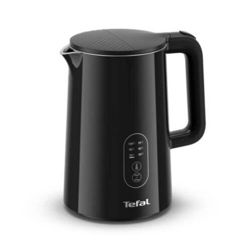 Tefal Thermo Protect KO6518 - Waterkoker - 1,5L - Dubbele Wand - 6 temperaturen - 2200W - Zwart Tweedehands