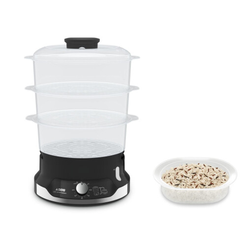 Tefal VC2048 - Stoomkoker - Ultracompact - 3 Schalen Tweedehands