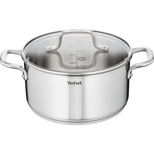 Tefal Virtuoso - Kookpan - Ø 24 cm - RVS - Inductie - Duurzaam