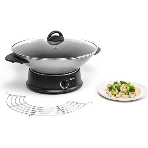 Tefal WO 3000 - Elektrische Wok - Thermo-Spot® - Zwart