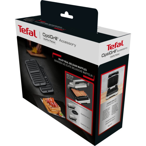 Tefal XA7308 - Wafelplaten - Geschikt voor OptiGrill 4-in-1 & 2-in-1 - Anti-aanbaklaag - Vaatwasserbestendig
