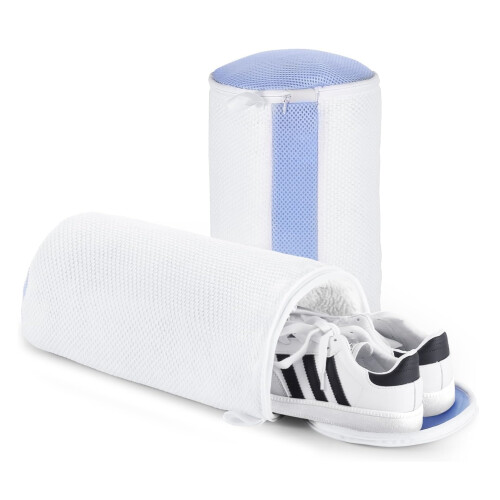 Teletrogy Schoenwaszak - 2 Vakken - Chenille Microvezels - 32 x 18 cm - Wit Tweedehands