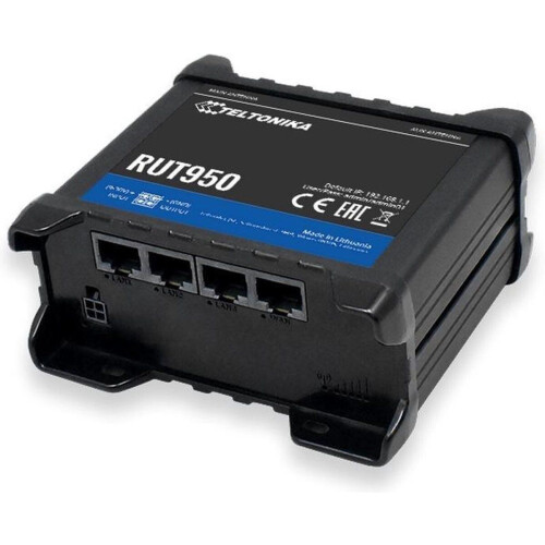 Teltonika RUT950 - 4G Router - Dual SIM - 100 Mbps (max. downloadsnelheid) Tweedehands