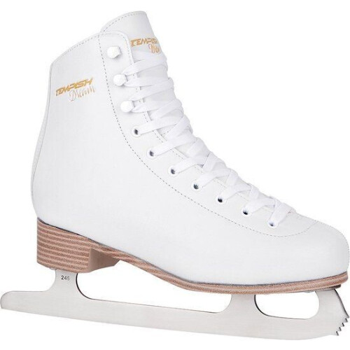 Tempish Dream White II - Kunstschaatsen - Extra Zachte Binnenvoering&RVS Kunstschaatsijzer - Wit - Maat EU 35