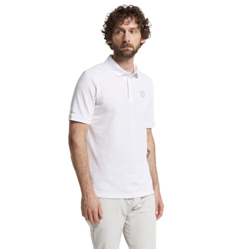 Tenson TXlite Blend Poloshirt - Lichtgewicht Sneldrogend - Wit - M Tweedehands