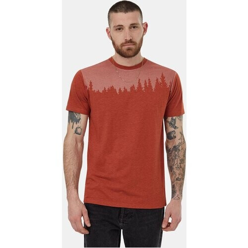 tentree Mens Juniper Classic T-Shirt Roest Tweedehands