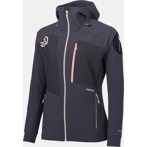 Ternua Demina Hard Hood Jas Dames Donkergrijs Tweedehands