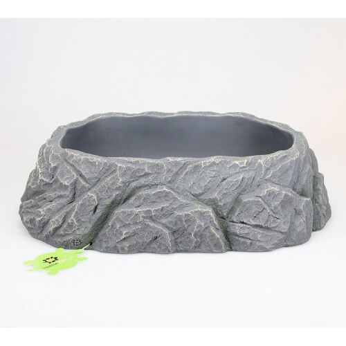 Terra Della - Badschaal - Met ingewerkte treden - Grijs - 41x30,5x11cm