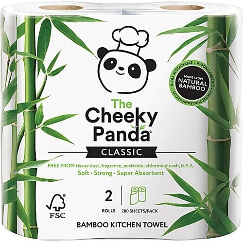 The Cheeky Panda Bamboo Keukenrol 2 stuks Tweedehands