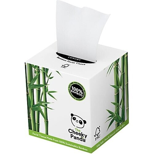 The Cheeky Panda Bamboo Luxe Tissues 56 doekjes Tweedehands