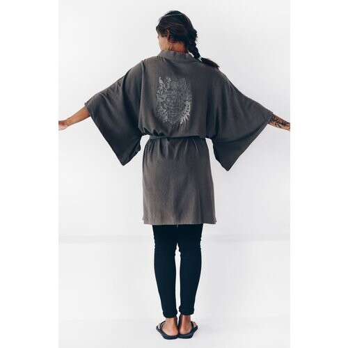 The Driftwood Tales dames vegan Kamerjas Barong Grijs Tweedehands