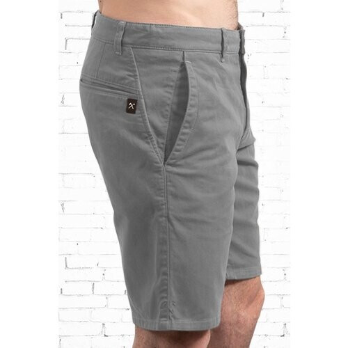 The Driftwood Tales mannen vegan Short Chino Grijs Tweedehands