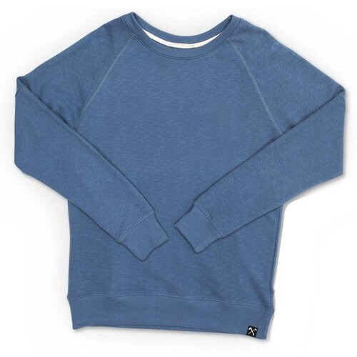 The Driftwood Tales mannen vegan Sweat Trui - Blauw Tweedehands