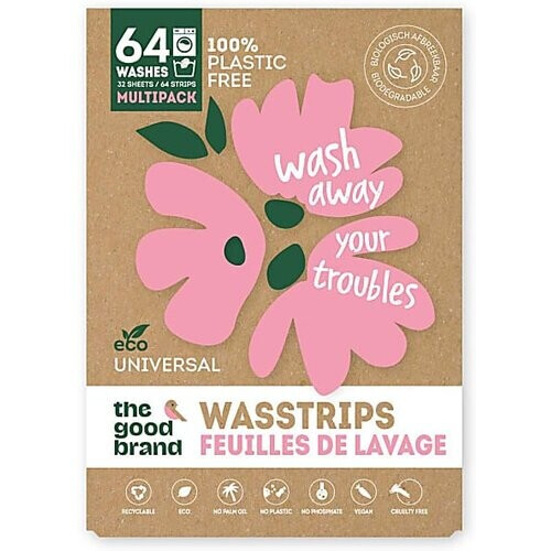 The Good Brand Wasstrips - Universal 64 wasbeurten
