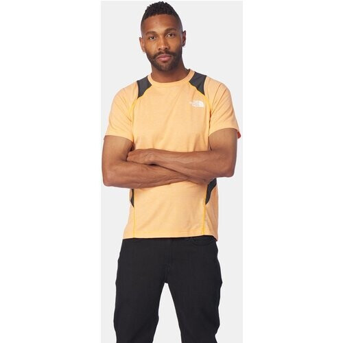 The North Face Athletic Outdoor Glacier Shirt Oranje/Wit Tweedehands