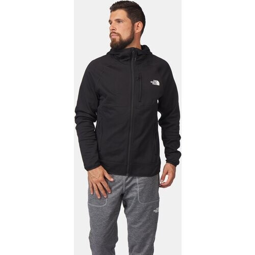 The North Face Canyonlands Hoodie Fleecevest Zwart Tweedehands