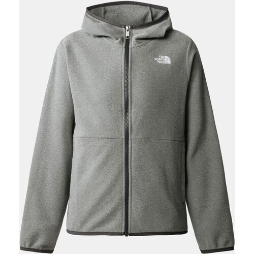 The North Face Glacier Jas Capuchon Volledige Rits Tieners Middengrijs Tweedehands