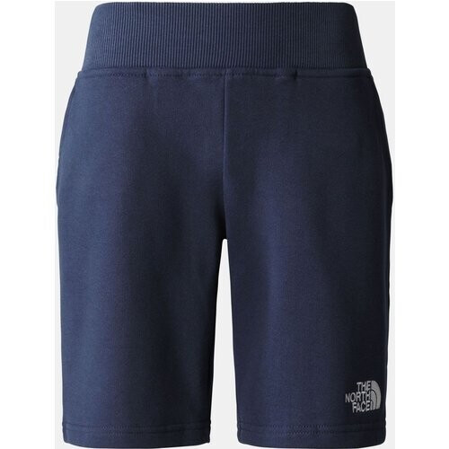 The North Face Katoenen Short Jongens Marineblauw Tweedehands