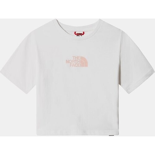 The North Face Kort Graphic T Shirt Junior Wit/Lichtroze Tweedehands