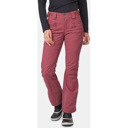 The North Face Lenado Skibroek Dames Donkerrood Tweedehands