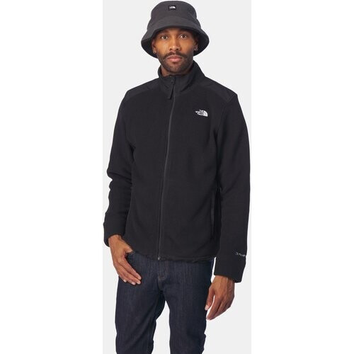 The North Face M Alpine Polartec 200 Fz Jacket Zwart/Geen Kleur Tweedehands