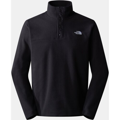 The North Face M Tka Glacier Snap-Neck Pullover Zwart Tweedehands
