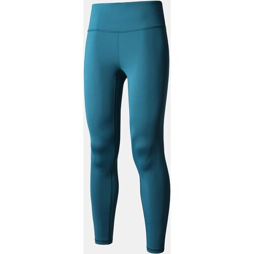 The North Face Performance 7/8 Legging Hardloopbroek Middenblauw/Middengroen Tweedehands