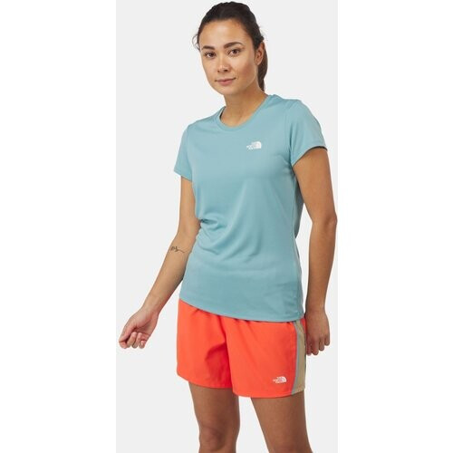 The North Face Reaxion AMP Crew T-shirt Turkoois Tweedehands