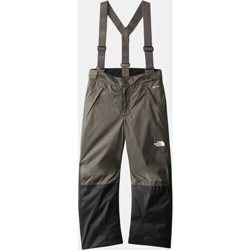 The North Face Snowquest Suspender Broek Junior Donkerkaki Tweedehands