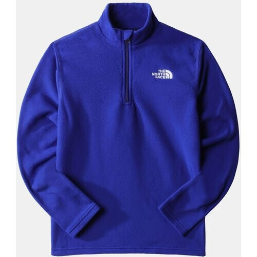 The North Face Teen Glacier 1/4 Zip Fleecetrui Tieners Donkerblauw/Blauw Tweedehands