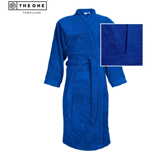 The One Towelling - Badjas - XXL/XXXL - Zacht - Vocht absorberend - Koningsblauw Tweedehands