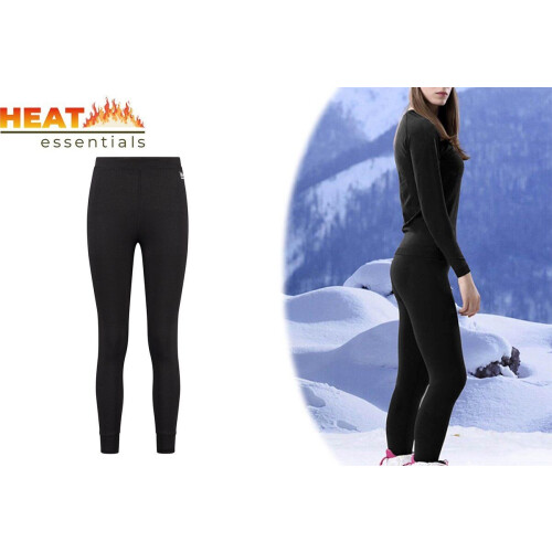 Thermo Ondergoed Dames - Thermolegging - Slimfit - Zwart - M