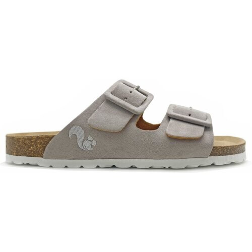 thies 1856 dames vegan Sandalen Eco Bio Bedekt Lichtgrijs Tweedehands