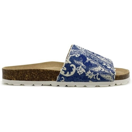 thies 1856 dames vegan Slippers Rec Denim Pool Paisley Blauw Tweedehands