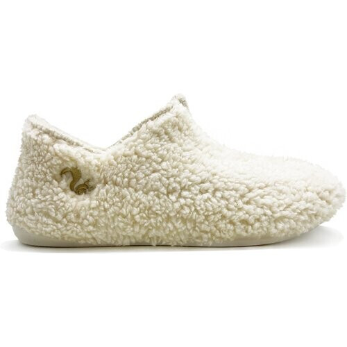 thies dames vegan Pantoffellaarzen Teddy Gebroken Wit Tweedehands