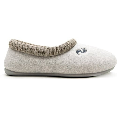 thies dames vegan Pantoffels Cozy Home Lichtgrijs Tweedehands
