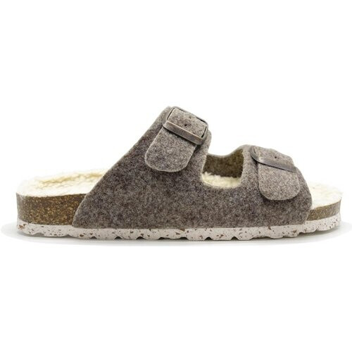 thies dames vegan Pantoffels Plush Lichtgrijs Tweedehands