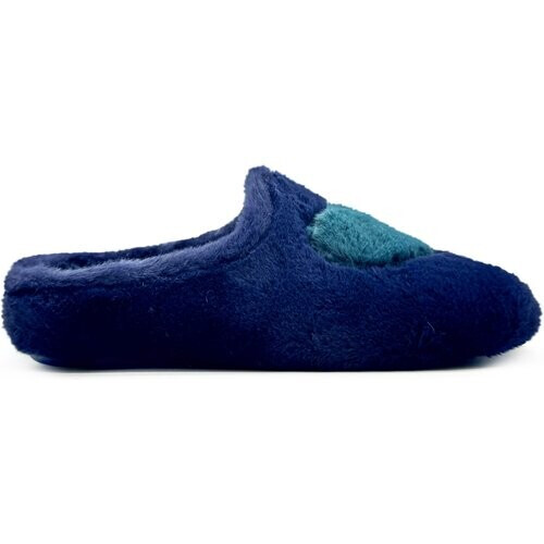 thies dames vegan Pantoffels Rec Heart Marineblauw Tweedehands