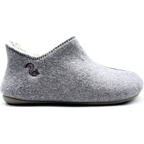 thies dames vegan Pantoffels Slipper Booties Beige Tweedehands
